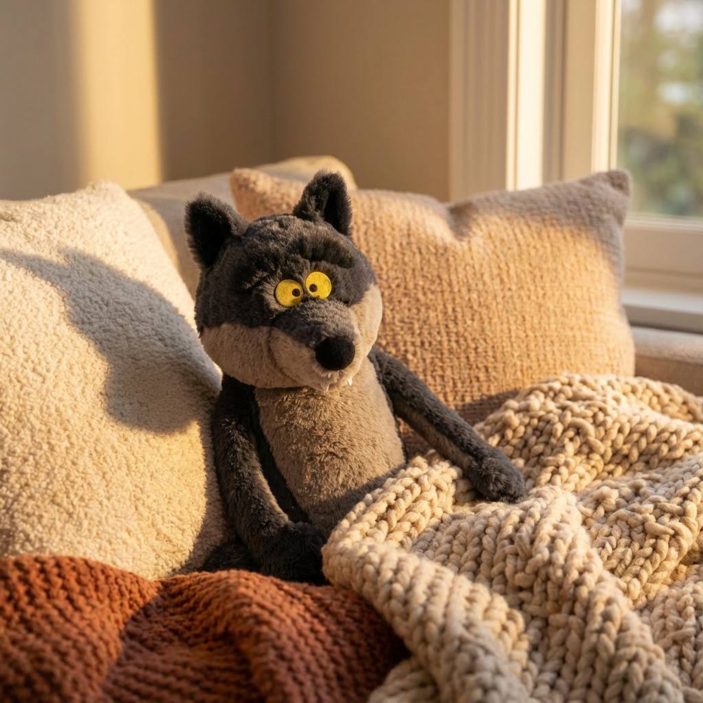 Peluche Le Loup mal-aimé